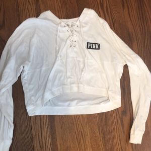 victoria secret pink crop top size xs